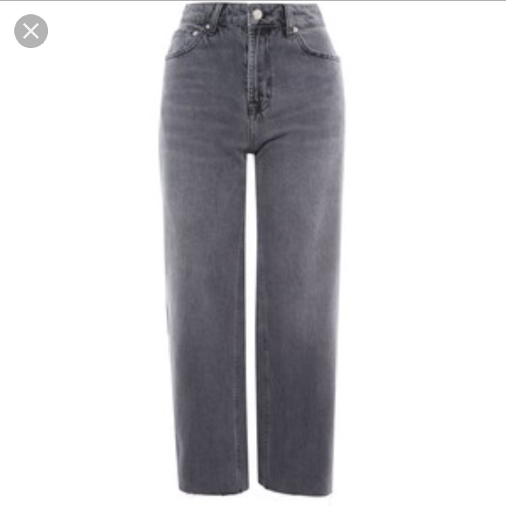 Topshop MOTO crop wide leg jeans